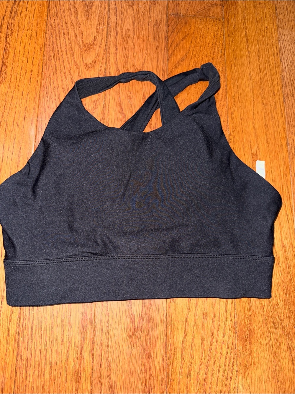 Fabletics Black Cross-Back Sports Bra
